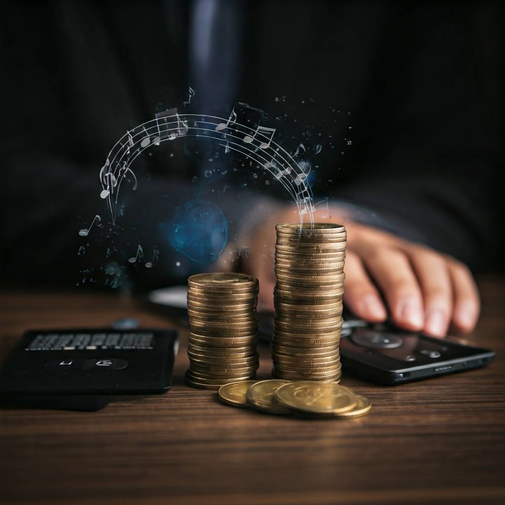 Music Business Management Illustration